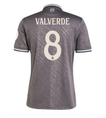 Real Madrid Federico Valverde #8 Replika Tredjetrøje 2024-25 Kortærmet